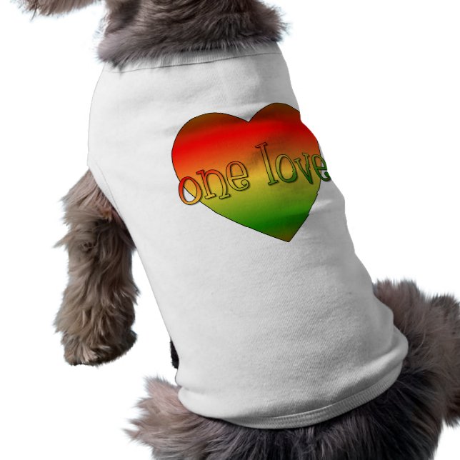 Rasta Dog T - shirts (Achterkant)