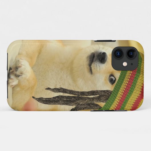 Rasta doge Case-Mate iPhone case (Achterkant (horizontaal))
