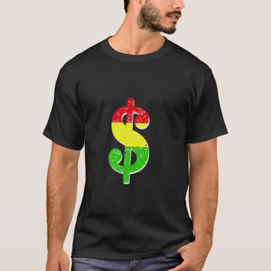 Rasta Dolla Bill Jullie T-shirt (Voorkant)