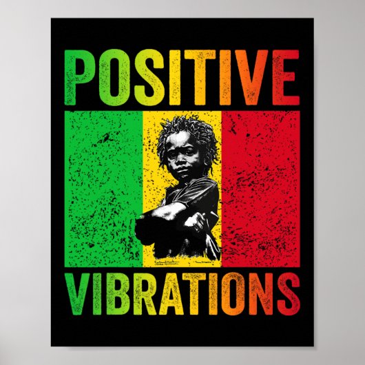 Rasta door positief poster (Voorkant)