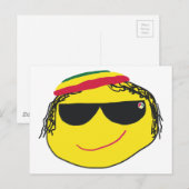 Rasta Emoji Briefkaart (Voorkant / Achterkant)
