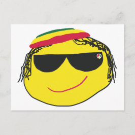 Rasta Emoji Briefkaart