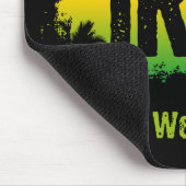 Rasta Flag Colors Jamaican IRIE Quote Muismat (Hoek)