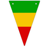Rasta Flag Reggae Happy Birthday Vlaggetjes (Eerste vlag)