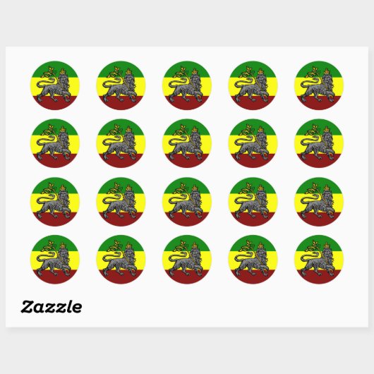 Rasta Flag sticker (Vel)