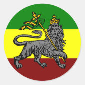 Rasta Flag sticker (Voorkant)