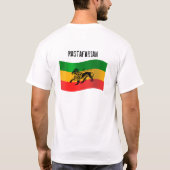 Rasta Flag  T-shirt (Achterkant)
