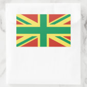 Rasta Flag UK Sticker (Tas)