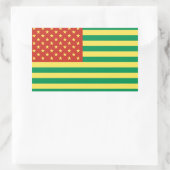 Rasta Flag US Stickers (Tas)