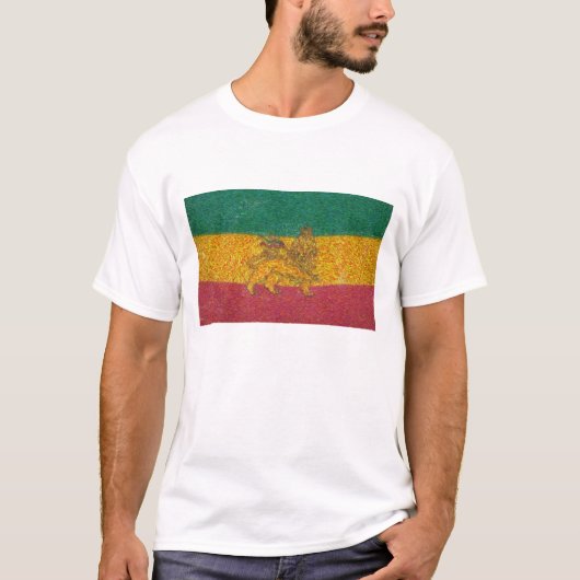 Rasta flag Van Gogh style T-shirt (Voorkant)