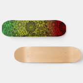 Rasta Flower Pattern Persoonlijk Skateboard (Horizontaal)