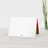 Rasta Gebed Voorgedragen voor de rookceremonie Kaart (Achterkant)