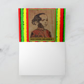 Rasta Gebed Voorgedragen voor de rookceremonie Kaart (Binnen)