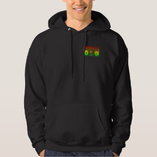 Rasta ghetto blaster hoodie