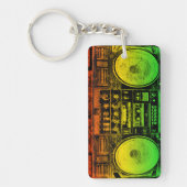 Rasta Ghetto Blaster Sleutelhanger (Voorkant)
