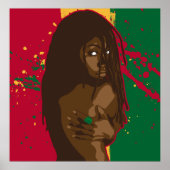 Rasta Girl Poster (Voorkant)