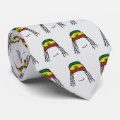 Rasta Glimlach Stropdas (Opgerold)