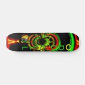 Rasta-gloed Persoonlijk Skateboard (Horizontaal)
