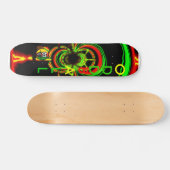 Rasta-gloed Persoonlijk Skateboard (Horizontaal)
