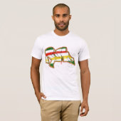 rasta graffiti t-shirt (Voorkant volledig)