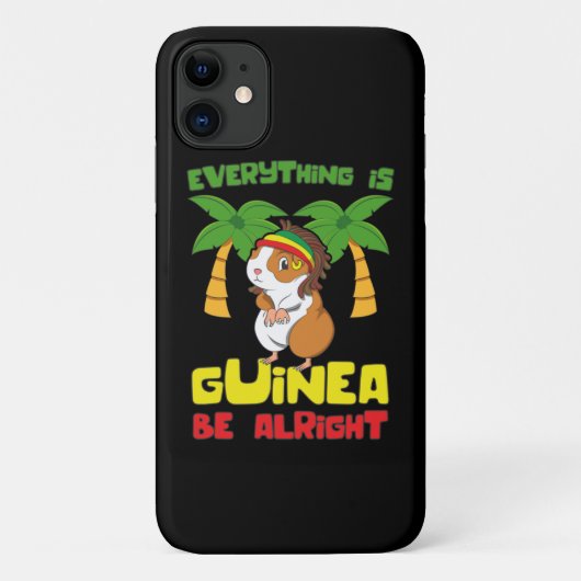 Rasta Guinee Pig Case-Mate iPhone Case (Achterkant)