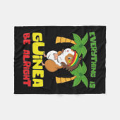 Rasta Guinee Pig Fleece Deken (Voorkant (Horizontaal))
