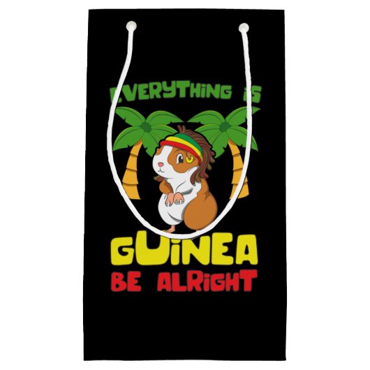 Rasta Guinee Pig Klein Cadeauzakje (Voorkant)
