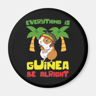Rasta Guinee Pig Magneet