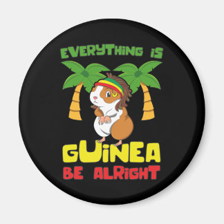 Rasta Guinee Pig Magneet