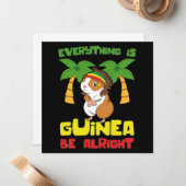 Rasta Guinee Pig Notitiekaartje (Voorkant / Achterkant in situ)