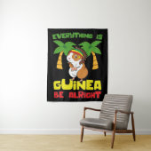 Rasta Guinee Pig Wandkleed (In situ)