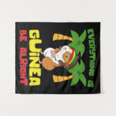 Rasta Guinee Pig Wandkleed (Voorkant (horizontaal))