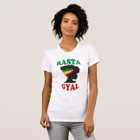 Rasta Gyal T-Shirt (Voorkant volledig)