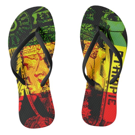 Rasta Haile Selassie Teenslippers (Voetbed)