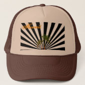 Rasta Hawaii Trucker Hat Trucker Pet (Voorkant)