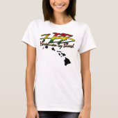 Rasta Hawaiian via bloed T-shirt (Voorkant)