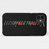 Rasta I-phone 5-hoesje Case-Mate iPhone Case (Achterkant (horizontaal))