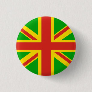 rasta-ingang ronde button 3,2 cm