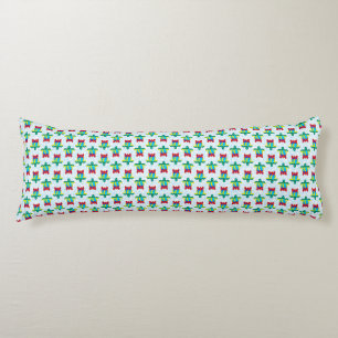 Rasta Island Colors Tribal Turtle Floral Lichaamskussen