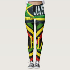 Rasta Jah Jamaicaanse Leggings
