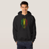 Rasta Jamaica Lion Hoodie (Voorkant volledig)