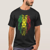 Rasta Jamaica Lion T-shirt (Voorkant)