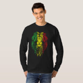 Rasta Jamaica Lion T-shirt (Voorkant volledig)