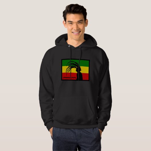 rasta johnny fife vlag hoodie (Voorkant volledig)