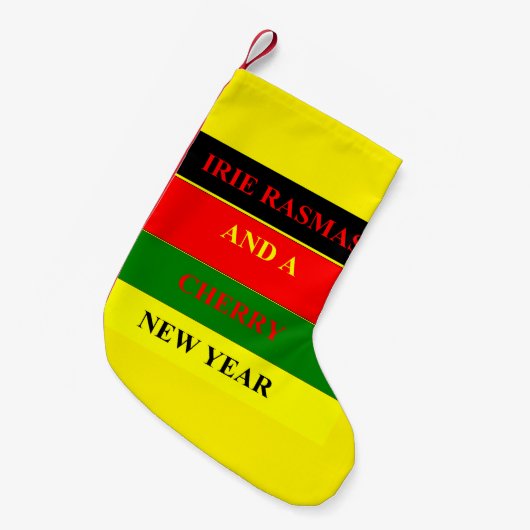 Rasta kerst kleine kerstsok (Voorkant (Hangend))