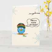 Rasta Kerstkaart 007 Kaart (Gele Bloem)