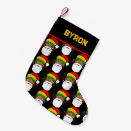 Rasta Kerstman Jamaicaans Kleine Kerstsok