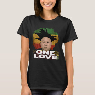 Rasta Kim Jong Un Jamaica Jah One Love Style T-shirt