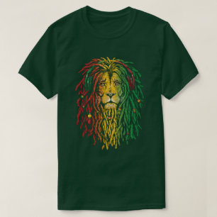 Rasta King of Zion Mannen T-Shirt