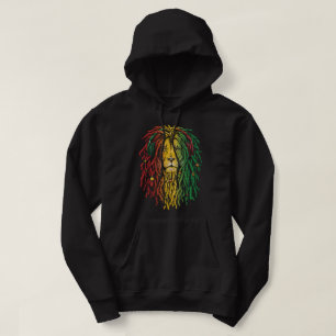 Rasta King van Zion Basic Hooded Sweatshirt